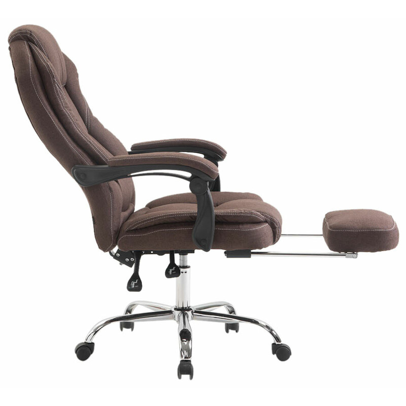 Ergonomisk kontorsstol med konstläder och gungmekanism