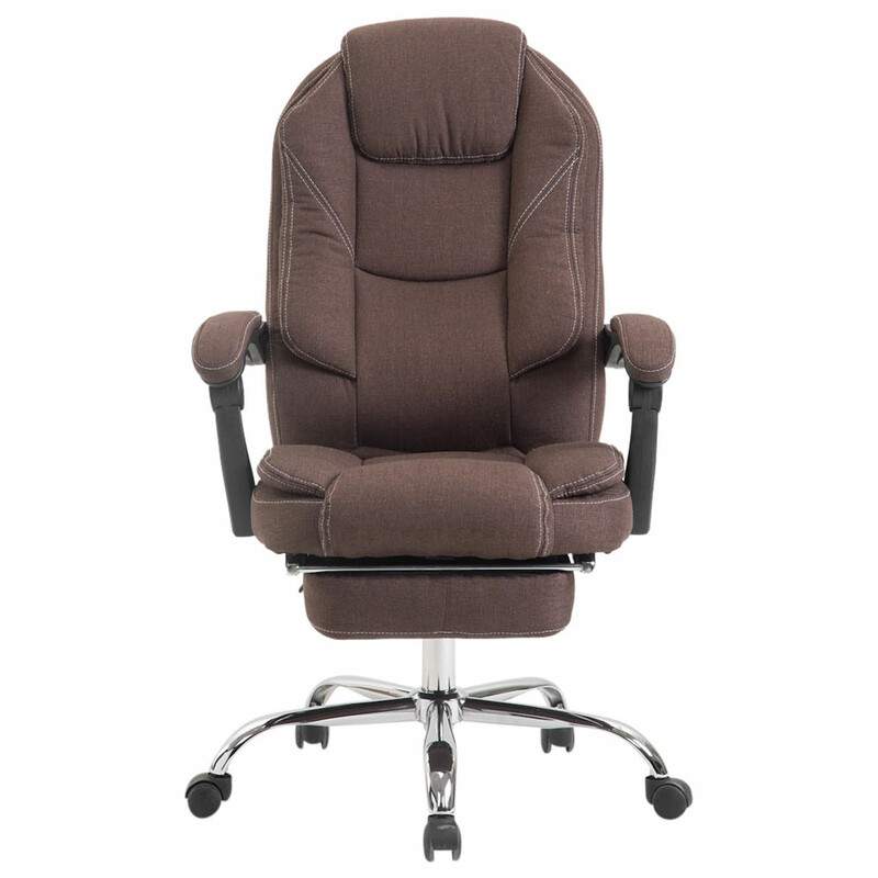 Ergonomisk kontorsstol med konstläder och gungmekanism