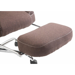 Ergonomisk kontorsstol med konstläder och gungmekanism