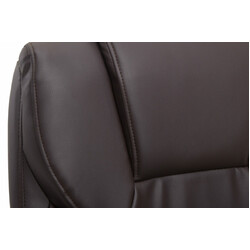 Ergonomisk kontorsstol med konstläder och gungmekanism