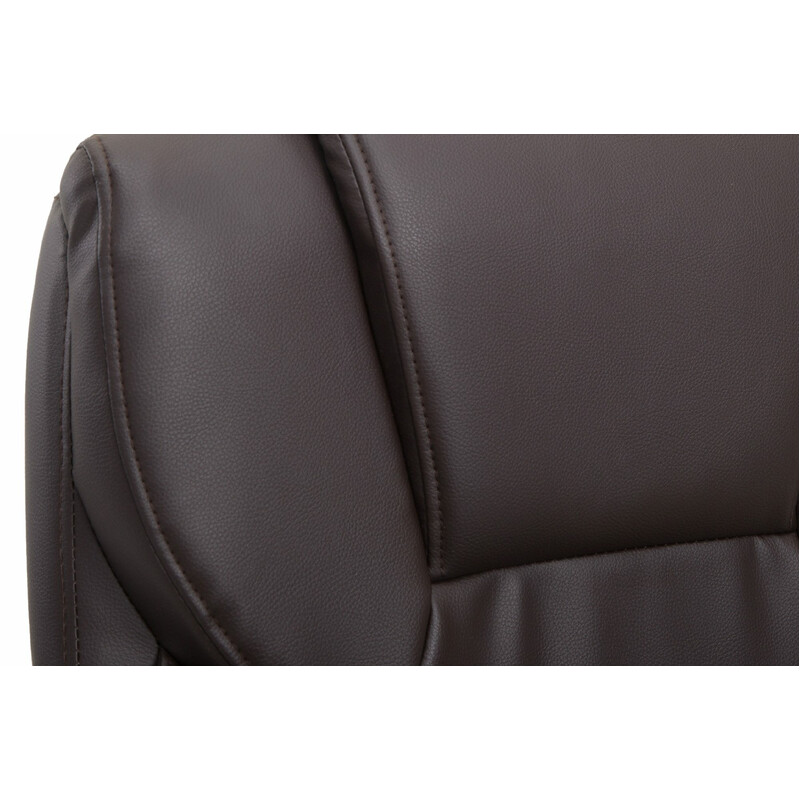 Ergonomisk kontorsstol med konstläder och gungmekanism