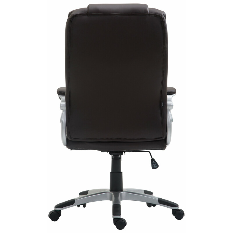 Ergonomisk kontorsstol med konstläder och gungmekanism