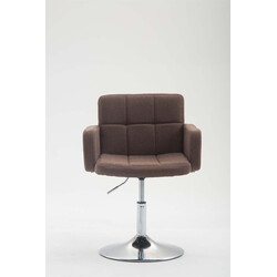 Elegant och stilren höjdjusterbar lounge-stol med kvadratisk design