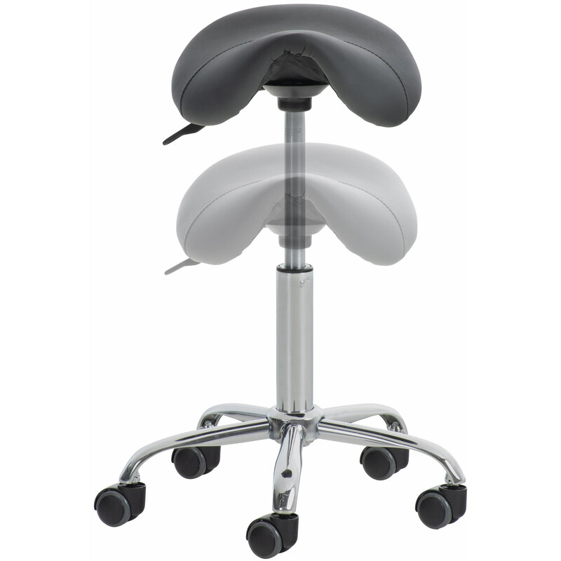 Bekväm höjdjusterbar arbetsstol med roterande sits och hjul