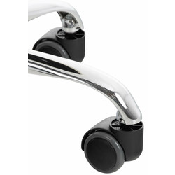 Bekväm höjdjusterbar arbetsstol med roterande sits och hjul