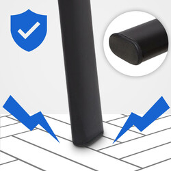 Bekväm stapelbar konferensstol med slitstark klädsel