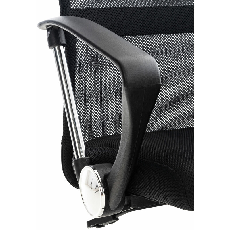 Ergonomisk kontorsstol med justerbar höjd och nättyg