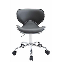 Ergonomisk kontorsstol med justerbar höjd och hjul