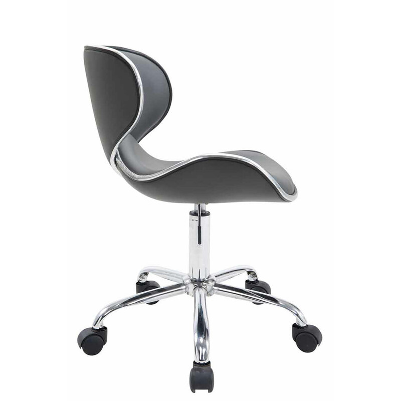 Ergonomisk kontorsstol med justerbar höjd och hjul