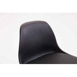 Modern bekväm gungstol med tygklädsel och stabil konstruktion