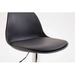 Modern bekväm gungstol med tygklädsel och stabil konstruktion