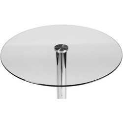 Elegant ståbord med glasbordsskiva för hem och evenemang