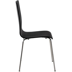 4-pack ergonomiska besöksstolar för väntrum och evenemang