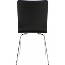 4-pack ergonomiska besöksstolar för väntrum och evenemang