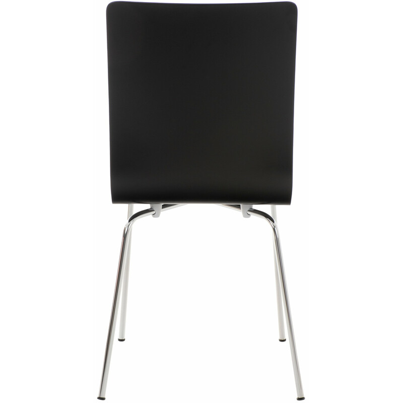 4-pack ergonomiska besöksstolar för väntrum och evenemang