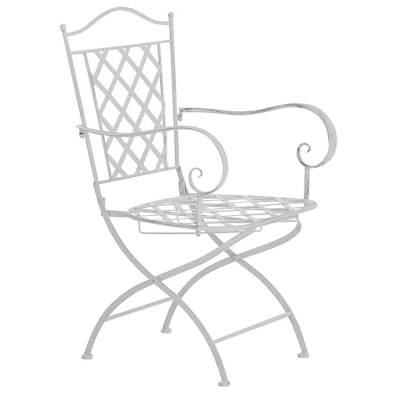 Nostalgisk sittgrupp i järn för uteplats och trädgård