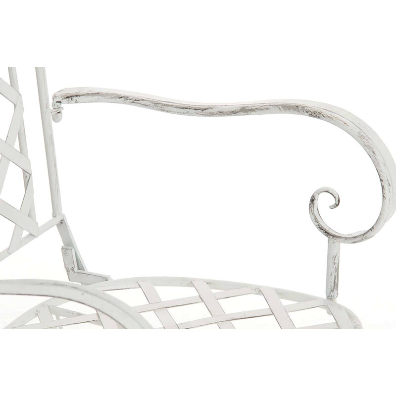 Nostalgisk sittgrupp i järn för uteplats och trädgård