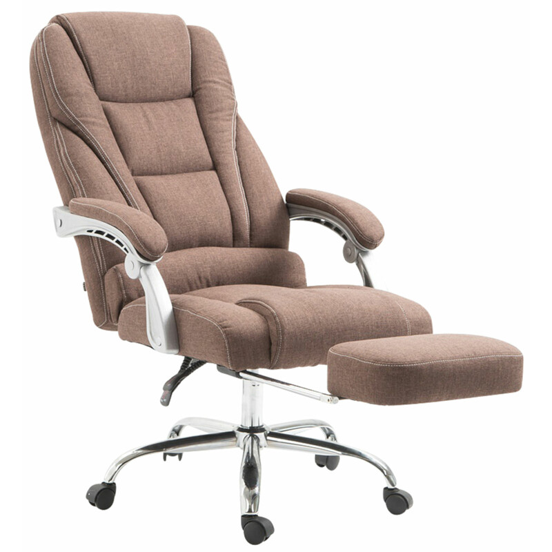 Ergonomisk kontorsstol med justerbart fotstöd och elegant design