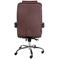 Ergonomisk kontorsstol med justerbart fotstöd och ryggstöd