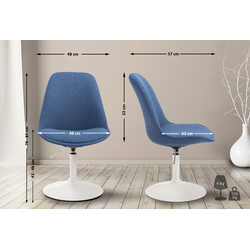 Elegant och bekväm snurrstol med justerbar höjd