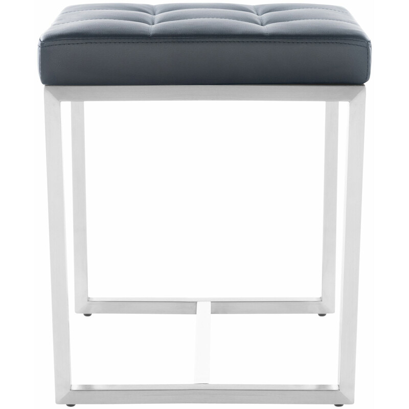 Bekväm och mångsidig pall i konstläder med stålstomme