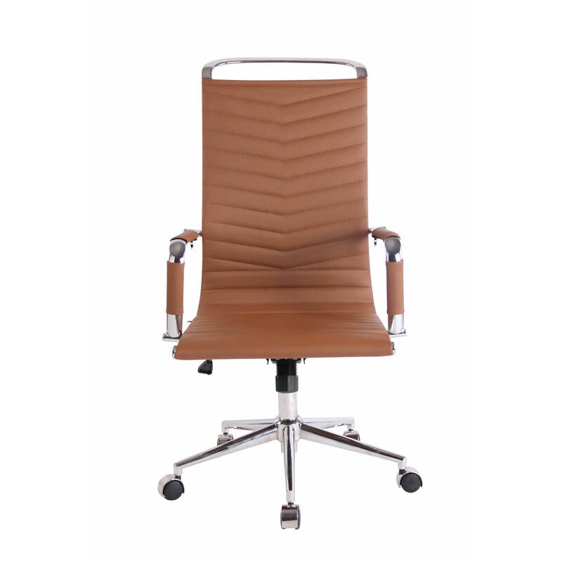 Ergonomisk modern kontorsstol med justerbar höjd och gungmekanism