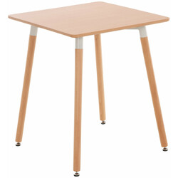 Funktionellt matbord i MDF med justerbara golvskydd