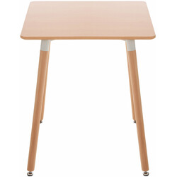 Funktionellt matbord i MDF med justerbara golvskydd