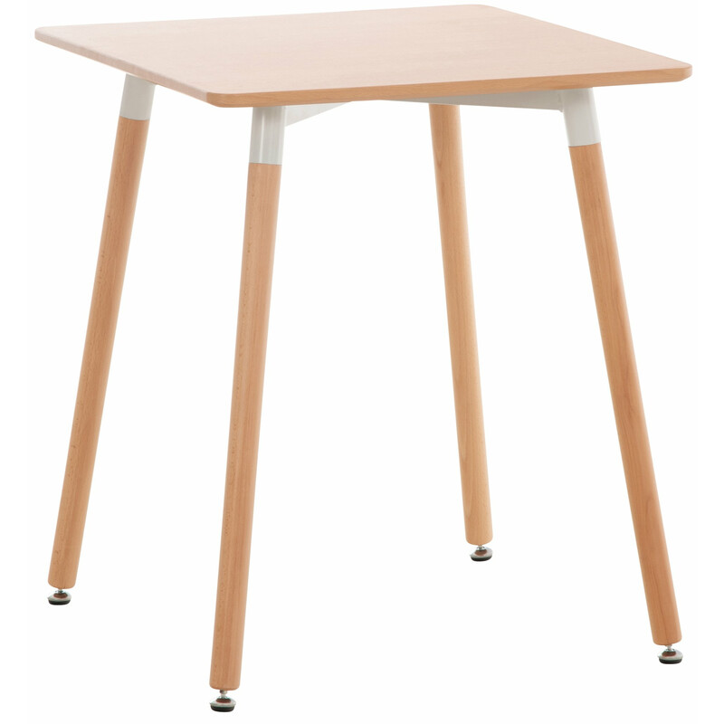 Funktionellt matbord i MDF med justerbara golvskydd