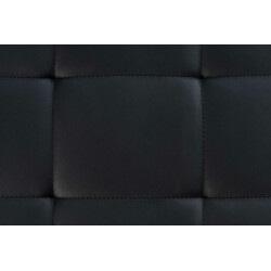 Mångsidig bänk i konstläder med rostfri stålstomme