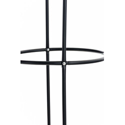 Stödpelare för klätterväxter i svartmålad metall 190 cm