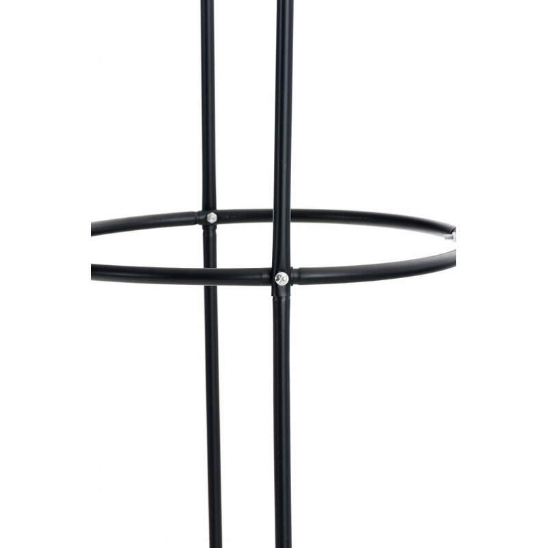 Stödpelare för klätterväxter i svartmålad metall 190 cm