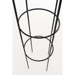 Stödpelare för klätterväxter i svartmålad metall 190 cm