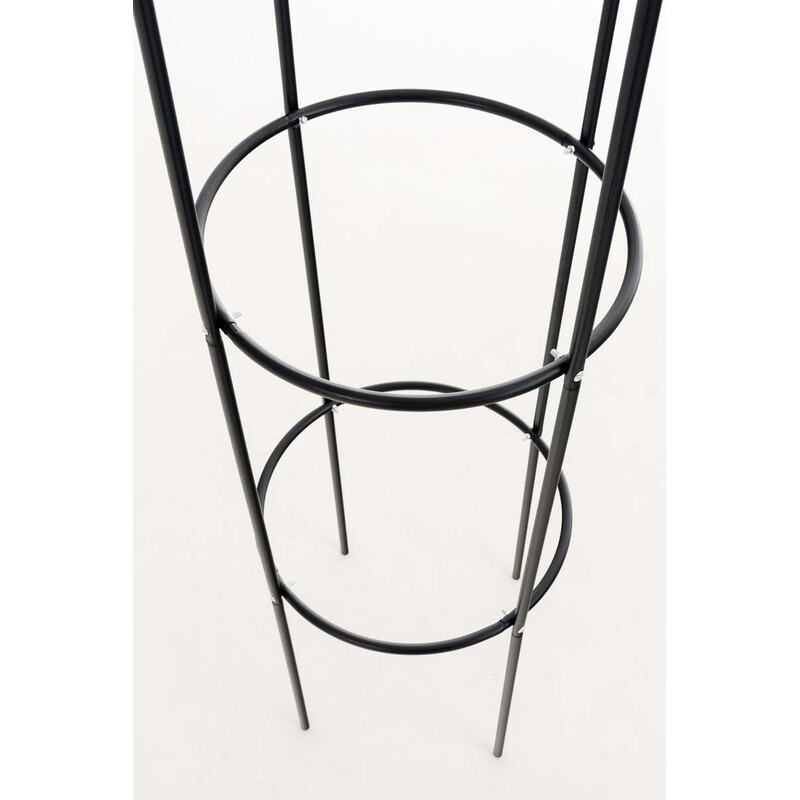 Stödpelare för klätterväxter i svartmålad metall 190 cm