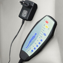 Massagekontorsstol med fjärrkontroll och justerbar höjd