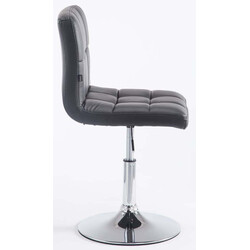 Höjdjusterbara barstolar i konstläder med roterande säte