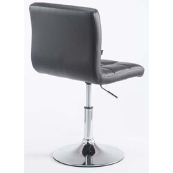 Höjdjusterbara barstolar i konstläder med roterande säte