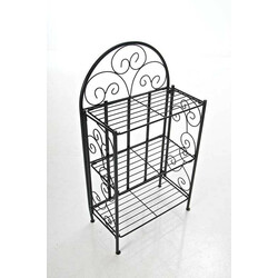 Romantisk hopfällbar hylla i pulverlackerat järn för hemmet