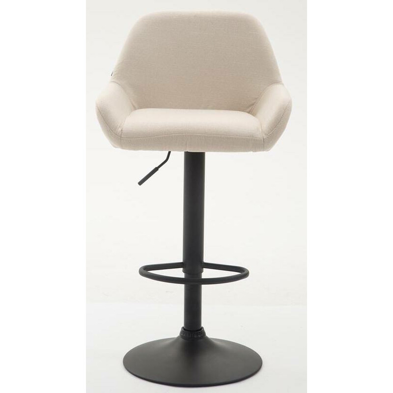 Eleganta höjdjusterbara barstolar i tyg med fotstöd