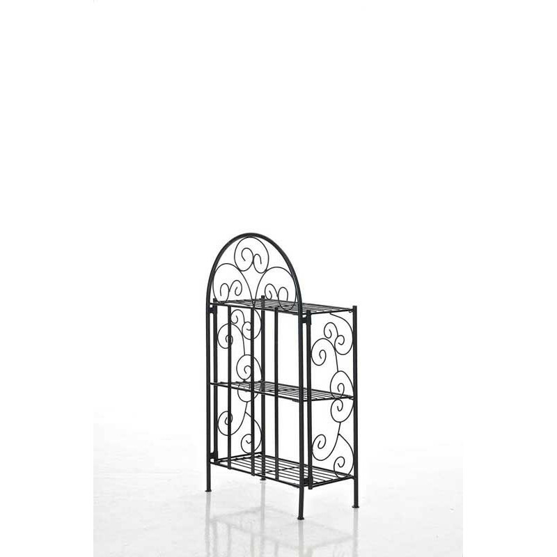 Romantisk hopfällbar hylla i pulverlackerat järn för hemmet