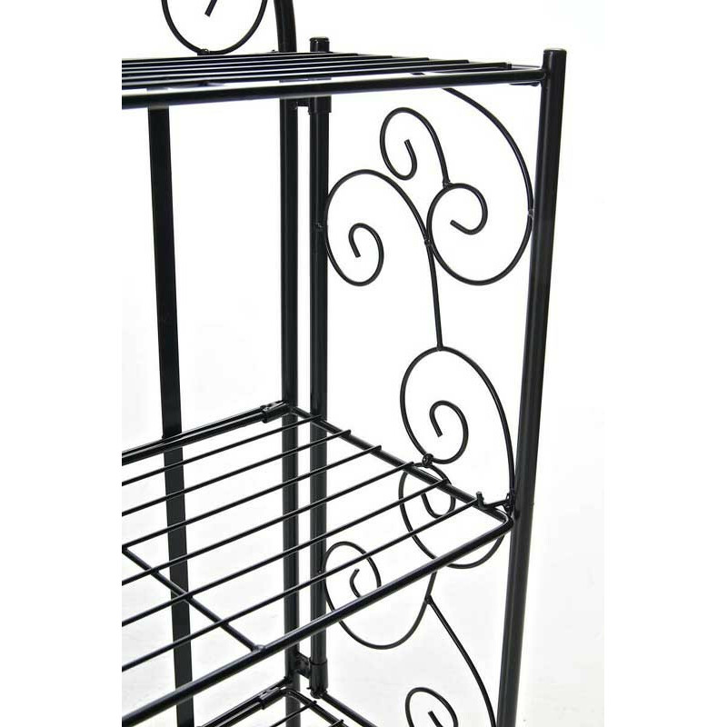 Romantisk hopfällbar hylla i pulverlackerat järn för hemmet