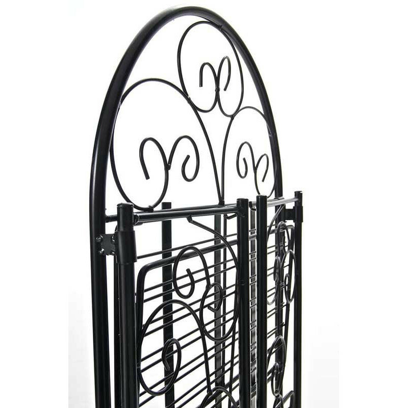 Romantisk hopfällbar hylla i pulverlackerat järn för hemmet