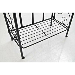 Romantisk hopfällbar hylla i pulverlackerat järn för hemmet