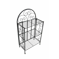 Romantisk hopfällbar hylla i pulverlackerat järn för hemmet