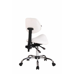 Flexibel och bekväm arbetsstol med justerbart ryggstöd