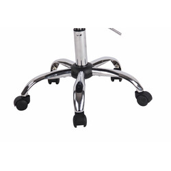 Ergonomisk sadelpall med hjul för klinik och salong