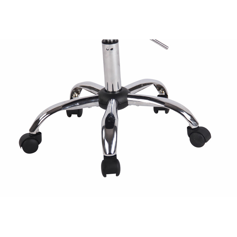 Ergonomisk sadelpall med hjul för klinik och salong