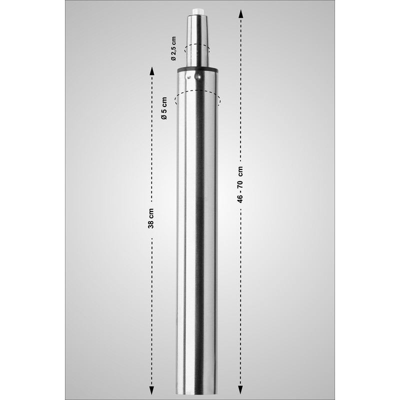 Stapelbar metallbistrostol med högt ryggstöd och hållbar design