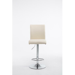 Eleganta justerbara barstolar i konstläder med fotstöd