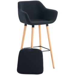 Eleganta moderna barstolar med bekväm vadderad sits